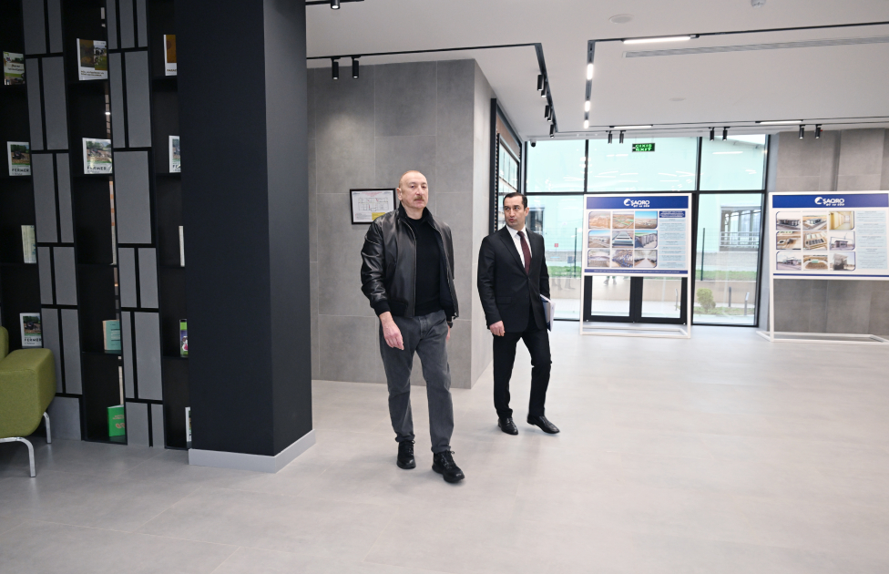 Президент Ильхам Алиев принял участие в открытии животноводческого комплекса "Ширван Агро" в Шамахы (ФОТО)