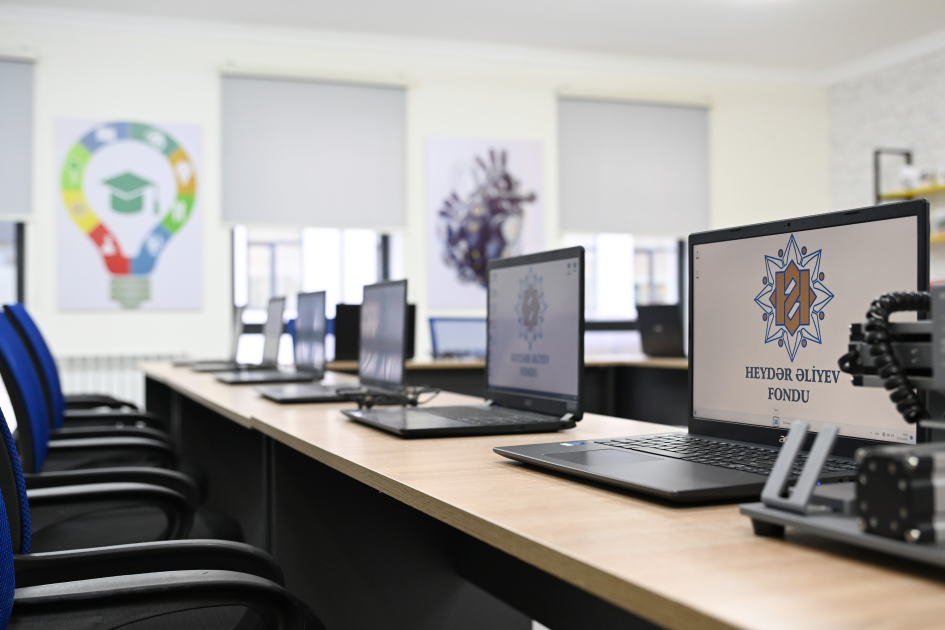 Президент Ильхам Алиев принял участие в открытии нового здания Шамахинского европейского лицея
(ФОТО)