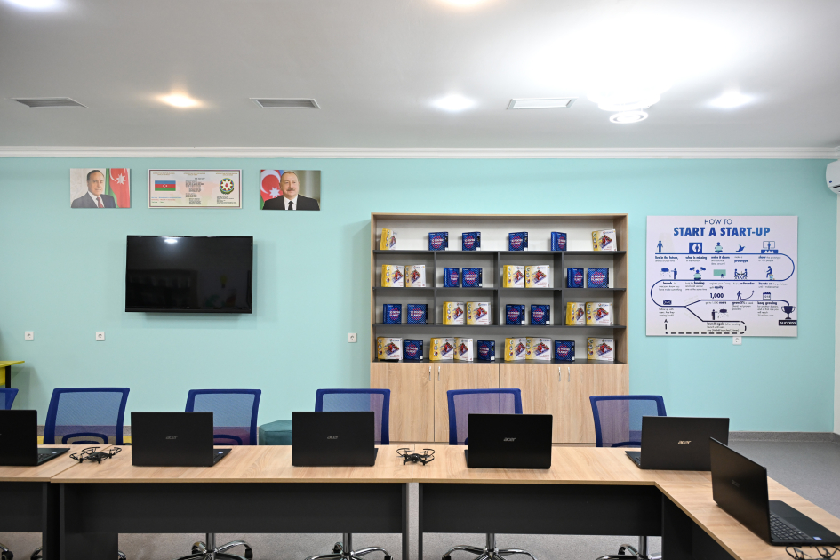 Президент Ильхам Алиев принял участие в открытии нового здания Шамахинского европейского лицея
(ФОТО)