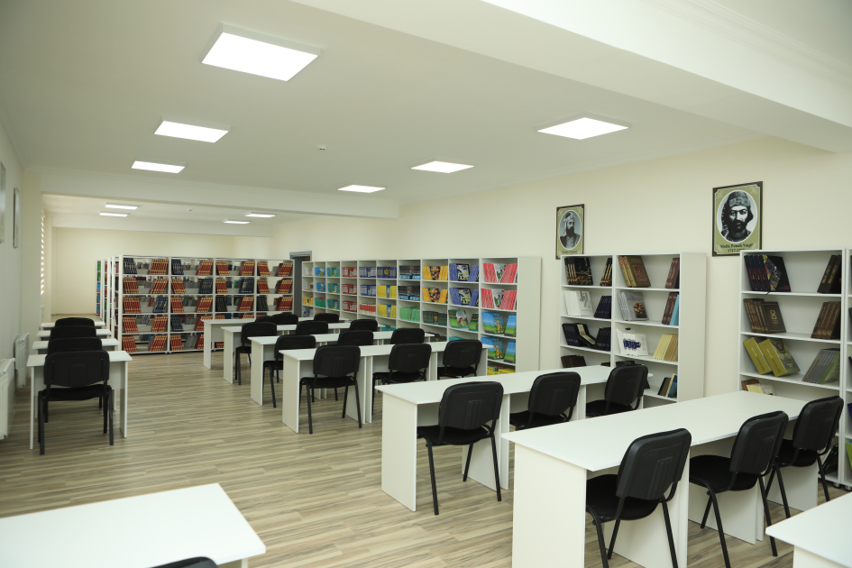 Президент Ильхам Алиев принял участие в открытии нового здания Шамахинского европейского лицея
(ФОТО)