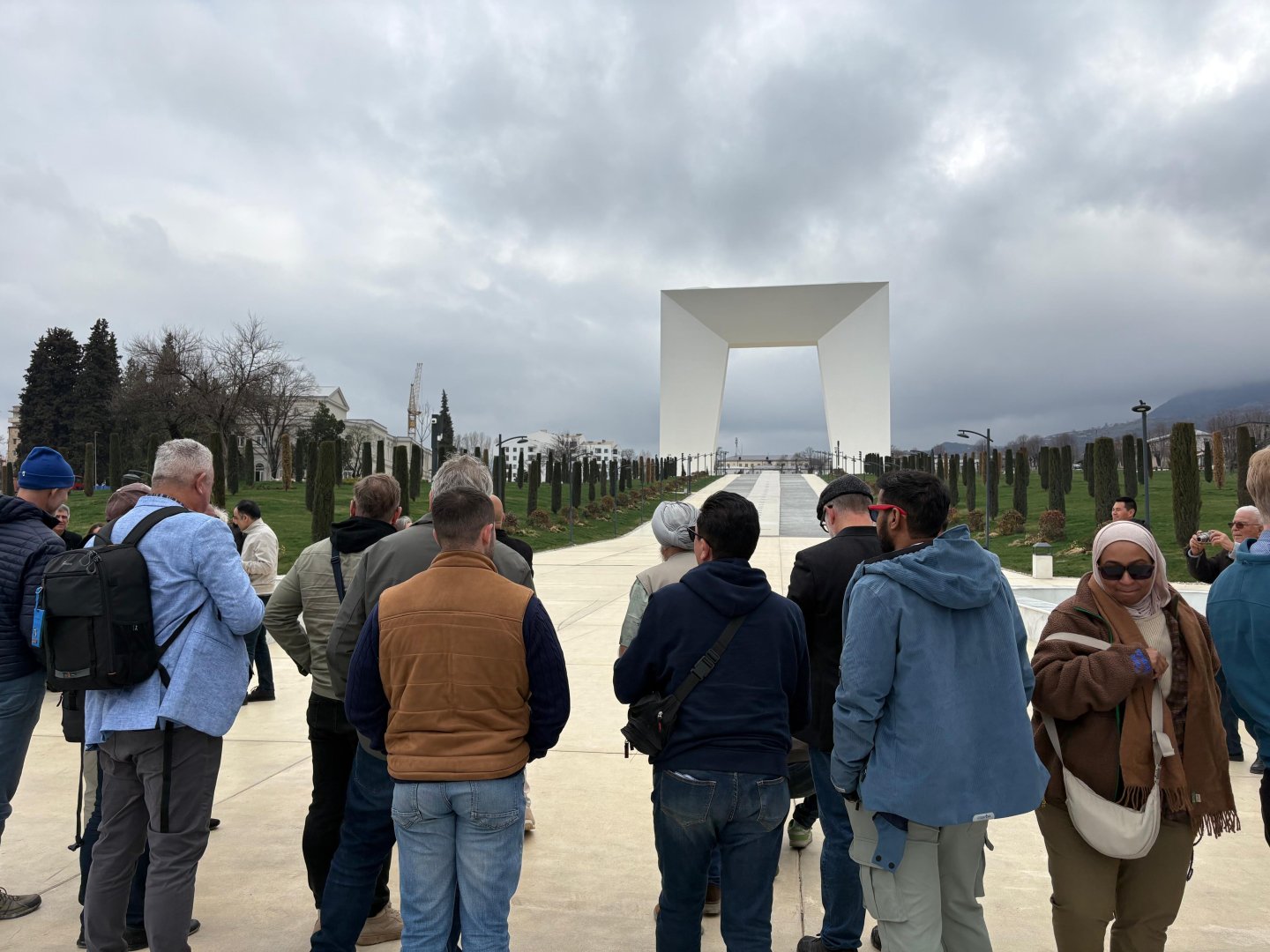 Международные путешественники в Ханкенди (ФОТО)