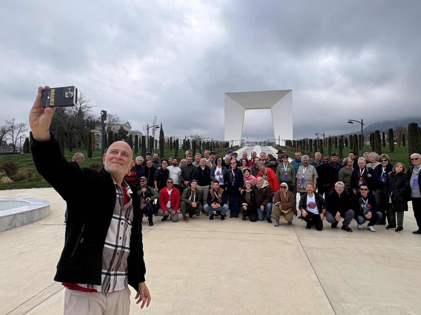 Международные путешественники в Ханкенди (ФОТО)