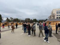 Международные путешественники в Ханкенди (ФОТО)