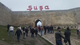 Международные путешественники ознакомились с городом Шуша (ФОТО)