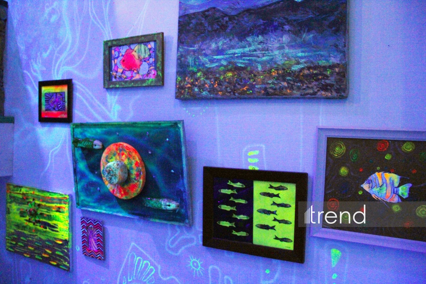 Единственный в мире Музей неонового искусства Farhouse в Баку отметил юбилей экспозицией "Экология моря" (ФОТО)