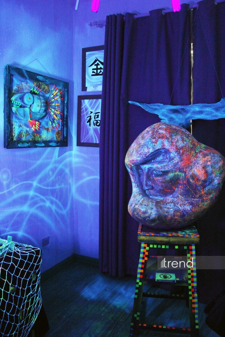 Единственный в мире Музей неонового искусства Farhouse в Баку отметил юбилей экспозицией "Экология моря" (ФОТО)