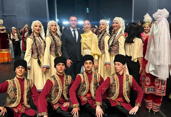 Коллектив Бакинской хореографической академии выступил на гала-концерте "ӨРЛЕУ. Эхо тюркских танцев" в Алматы (ВИДЕО, ФОТО)