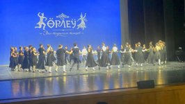 Коллектив Бакинской хореографической академии выступил на гала-концерте "ӨРЛЕУ. Эхо тюркских танцев" в Алматы (ВИДЕО, ФОТО)