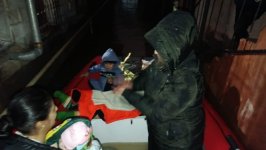 МЧС Азербайджана продолжает эвакуацию граждан в связи с интенсивными дождями (ФОТО)