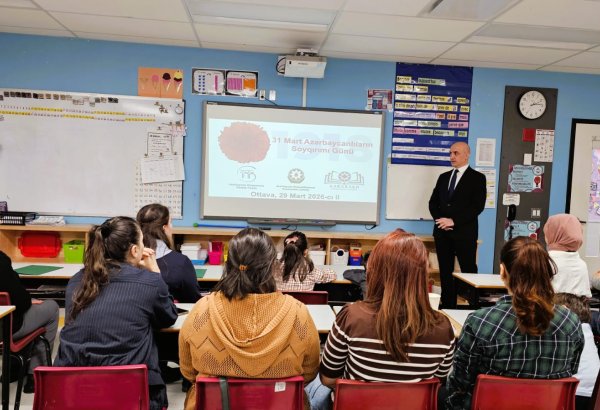 В Канаде проведено мероприятие, посвящённое "31 марта - Дню геноцида азербайджанцев" и годовщине "Апрельских боёв" (ФОТО)