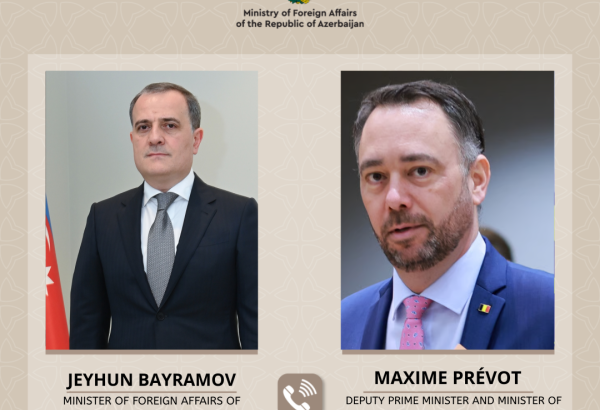 Джейхун Байрамов обсудил с бельгийским коллегой военную эскалацию на Ближнем Востоке