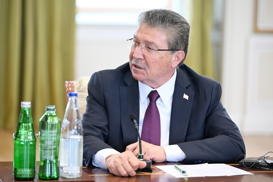 Президент Ильхам Алиев принял участников встречи глав правительств государств-членов Организации тюркских государств (ФОТО/ВИДЕО)