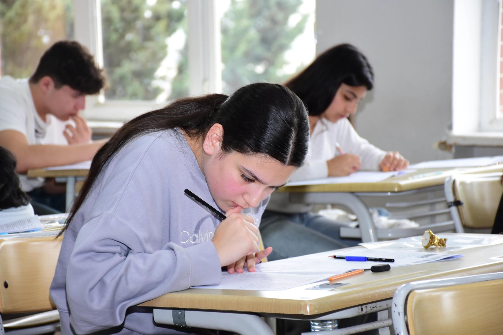 В Азербайджане прошли выпускные экзамены для учащихся IX классов (ФОТО)