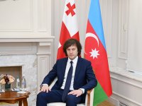 Состоялась встреча Президента Ильхама Алиева с премьер-министром Грузии Ираклием Кобахидзе один на один (ФОТО/ВИДЕО)