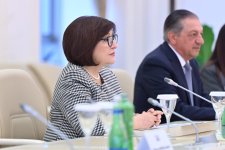 Сахиба Гафарова встретилась с участниками 3-й встречи парламентских групп дружбы Азербайджана, Турции и ТРСК (ФОТО)
