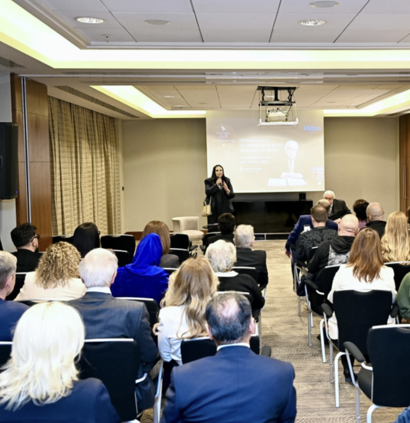 В Баку прошёл творческий вечер Михаила Гусмана «О Формуле Власти — и не только о ней» (ФОТО)