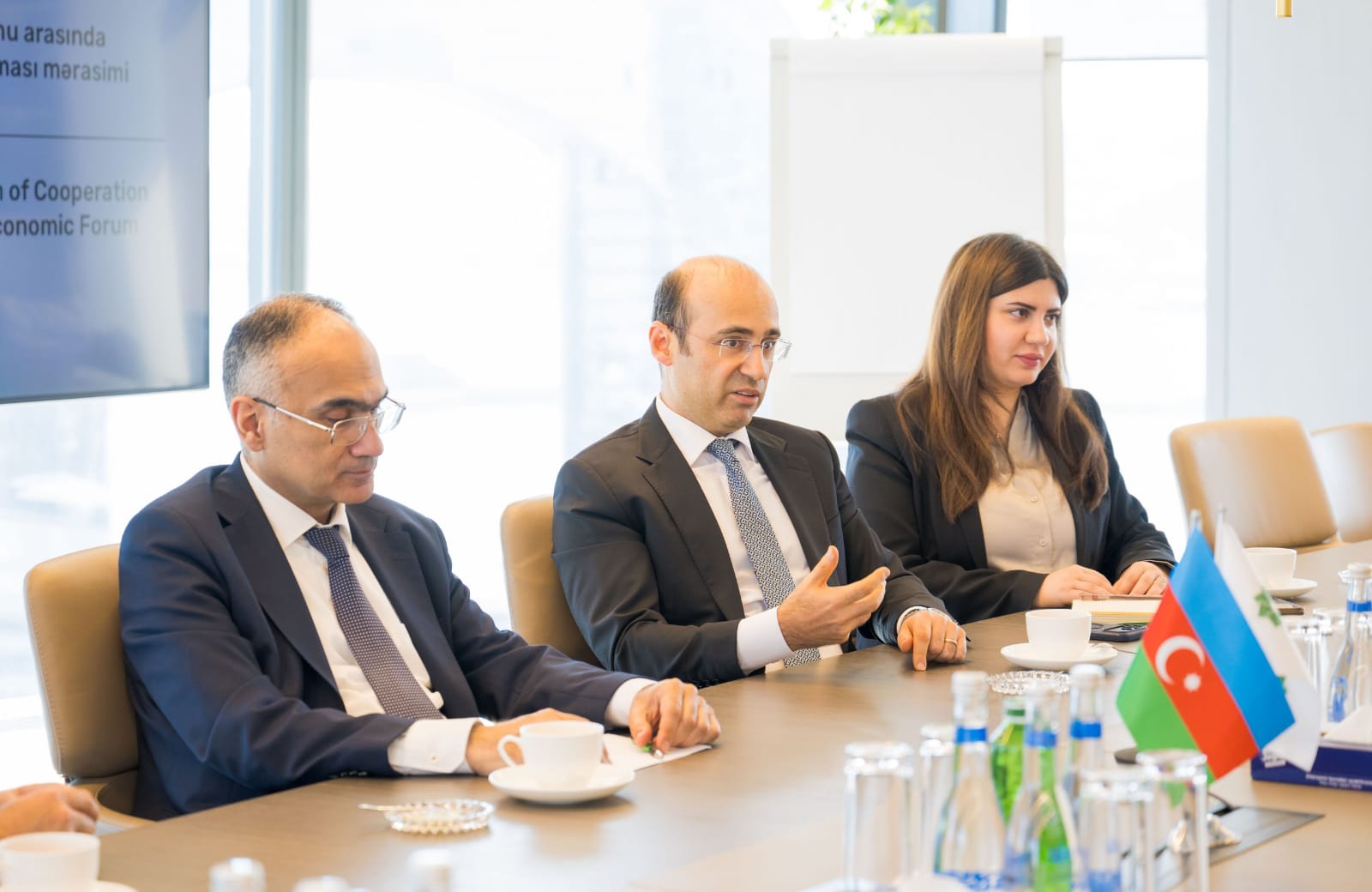 Состоялась церемония подписания Меморандума о сотрудничестве между компанией PASHA Holding и Всемирным Экономическим Форумом (ФОТО)