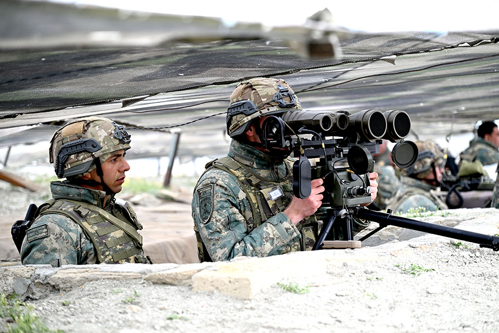 Руководящий состав минобороны Азербайджана проверил ход тактических учений (ФОТО)