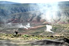 Руководящий состав минобороны Азербайджана проверил ход тактических учений (ФОТО)