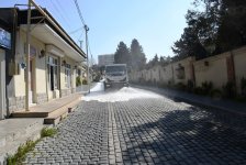 В Баку промыли сотни улиц в рамках городского субботника (ФОТО)