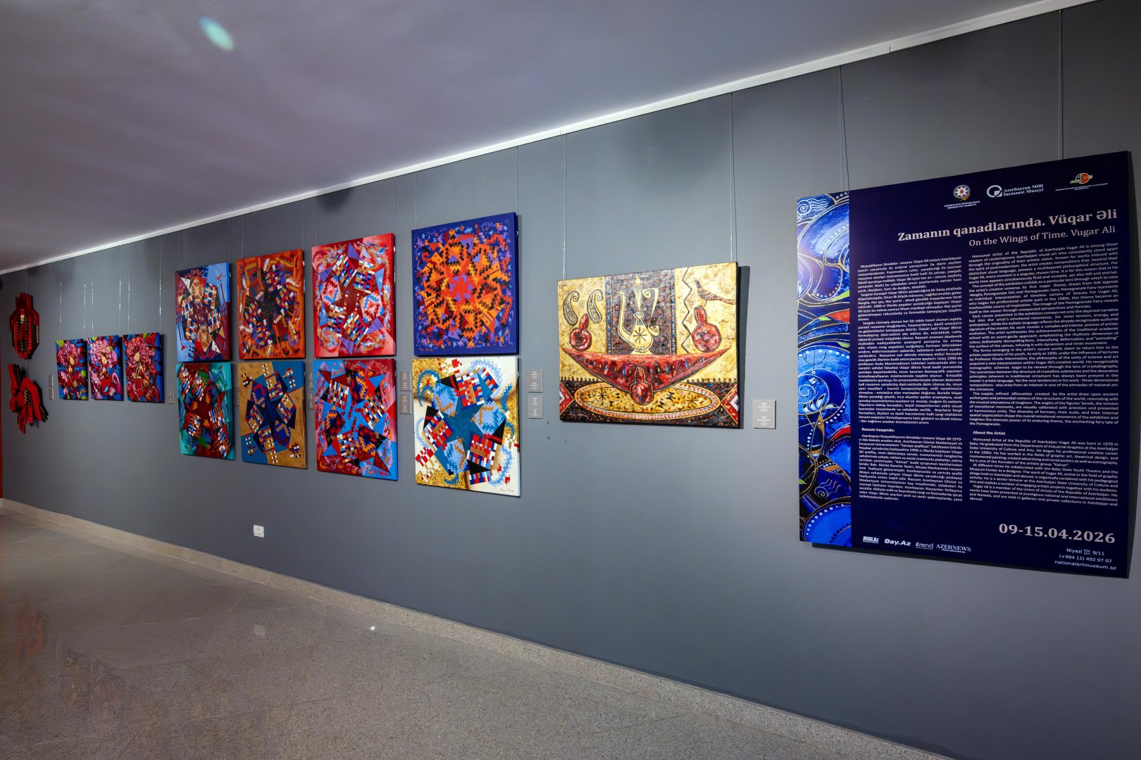На крыльях времени - искусство Вугара Али раскрывает тайны науки и мифов (ФОТО)