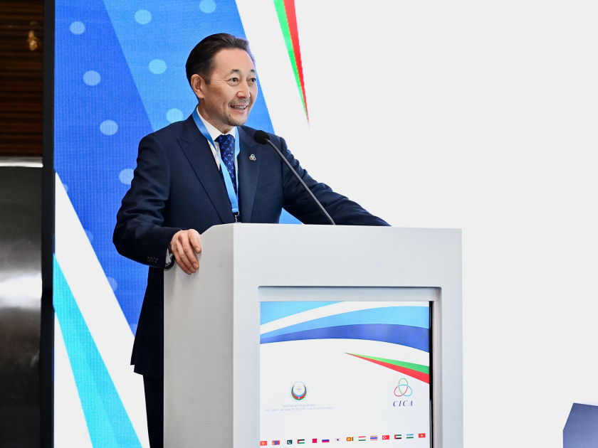 Вице-президент Фонда Гейдара Алиева Лейла Алиева выступила на церемонии открытия конференции на тему роли женщин на пространстве СВМДА (ФОТО)