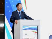 Вице-президент Фонда Гейдара Алиева Лейла Алиева выступила на церемонии открытия конференции на тему роли женщин на пространстве СВМДА (ФОТО)