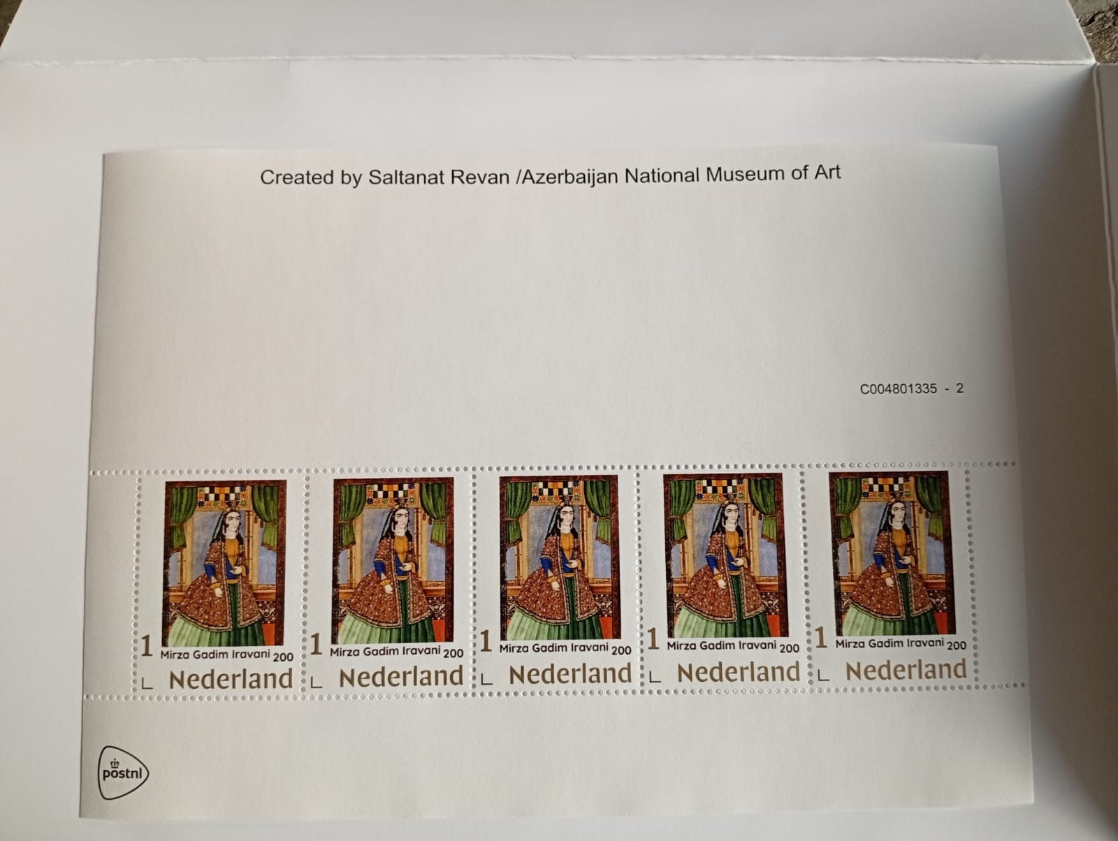В Нидерландах выпущены почтовые марки к 200-летнему юбилею Мирзы Гадима Иревани (ФОТО)