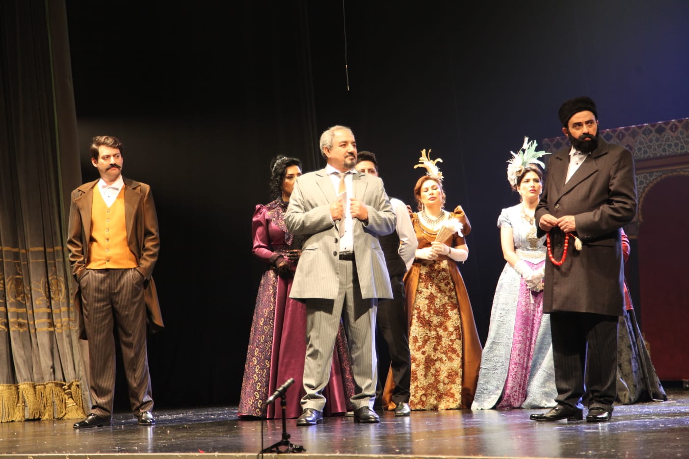 Гаджи Зейналабдин Тагиев - духовное возвращение на место созданного им театра. Блестящая премьера спектакля "Меценат" (ВИДЕО, ФОТО)