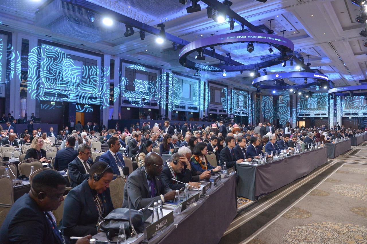 Сахиба Гафарова выступила на заседании 152-й Ассамблеи Межпарламентского союза (ФОТО)