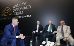 Президент Ильхам Алиев и Первая леди Мехрибан Алиева приняли участие в церемонии открытия 5-го Анталийского дипломатического форума (ФОТО/ВИДЕО)