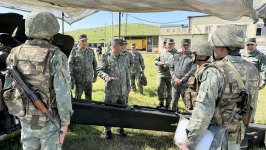 Руководство минобороны Азербайджана встретилось с личным составом, несущим службу на освобождённых территориях (ФОТО)