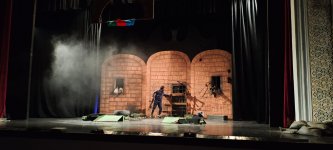 Спектакль "Бессмертный", посвященный Натигу Гасымову, представлен в Мингячевире при поддержке Фонда Гейдара Алиева (ФОТО)