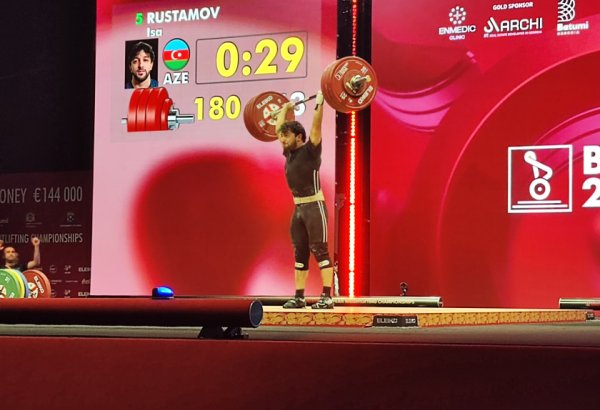 Азербайджанский тяжелоатлет завоевал серебряную медаль чемпионата Европы
