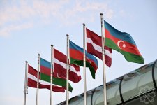 Президент Латвии Эдгарс Ринкевичс прибыл с официальным визитом в Азербайджан (ФОТО)