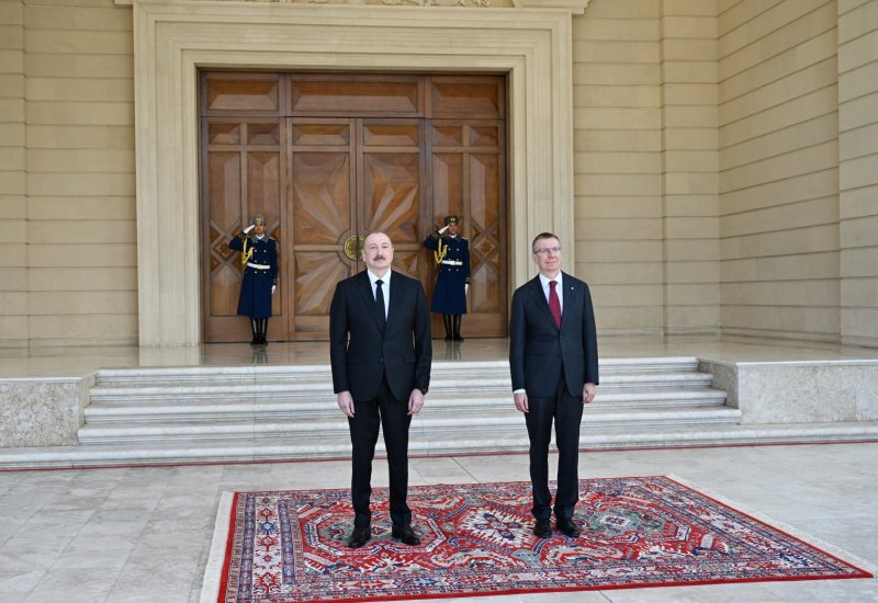Состоялась церемония официальной встречи Президента Латвии (ФОТО/ВИДЕО)