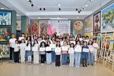 В Баку прошел двухдневный арт-марафон "Соприкоснись с природой, передай её загадочную красоту!" (ФОТО)