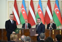 Состоялся обмен азербайджано-латвийскими документами (ФОТО)