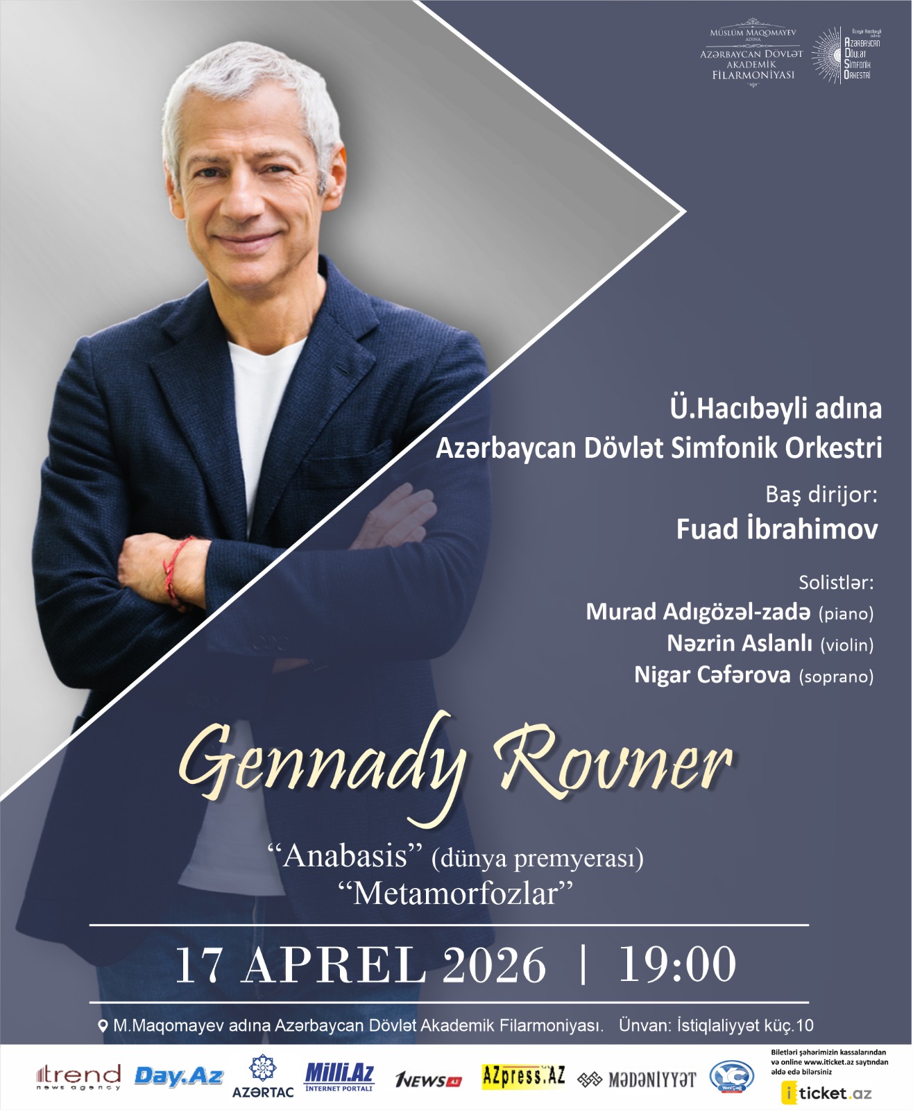 В Баку представлена мировая премьера Геннадия Ровнера "Anabasis" (ФОТО)