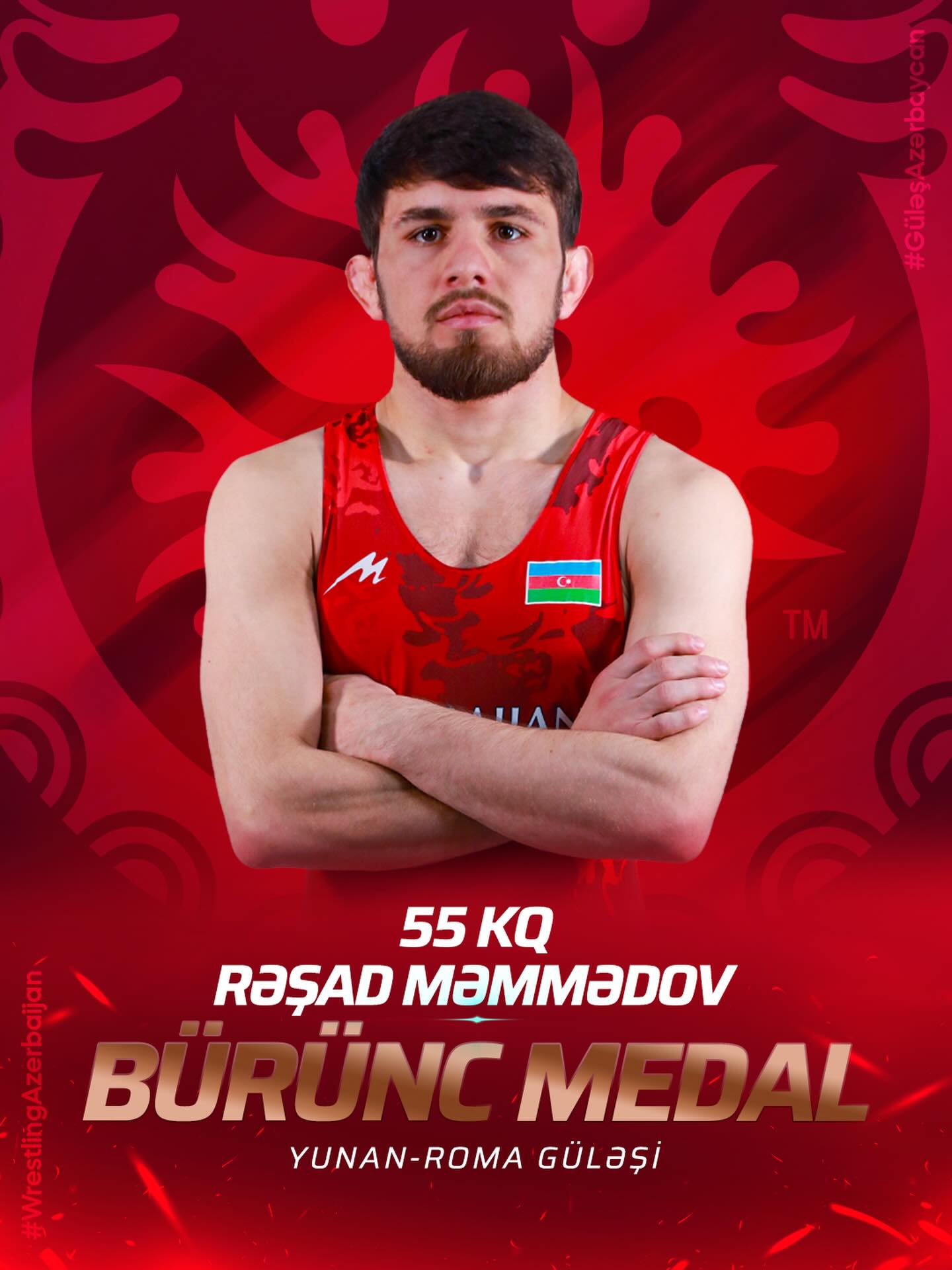 Азербайджанские борцы завершили первый день чемпионата Европы с двумя медалями (ФОТО)