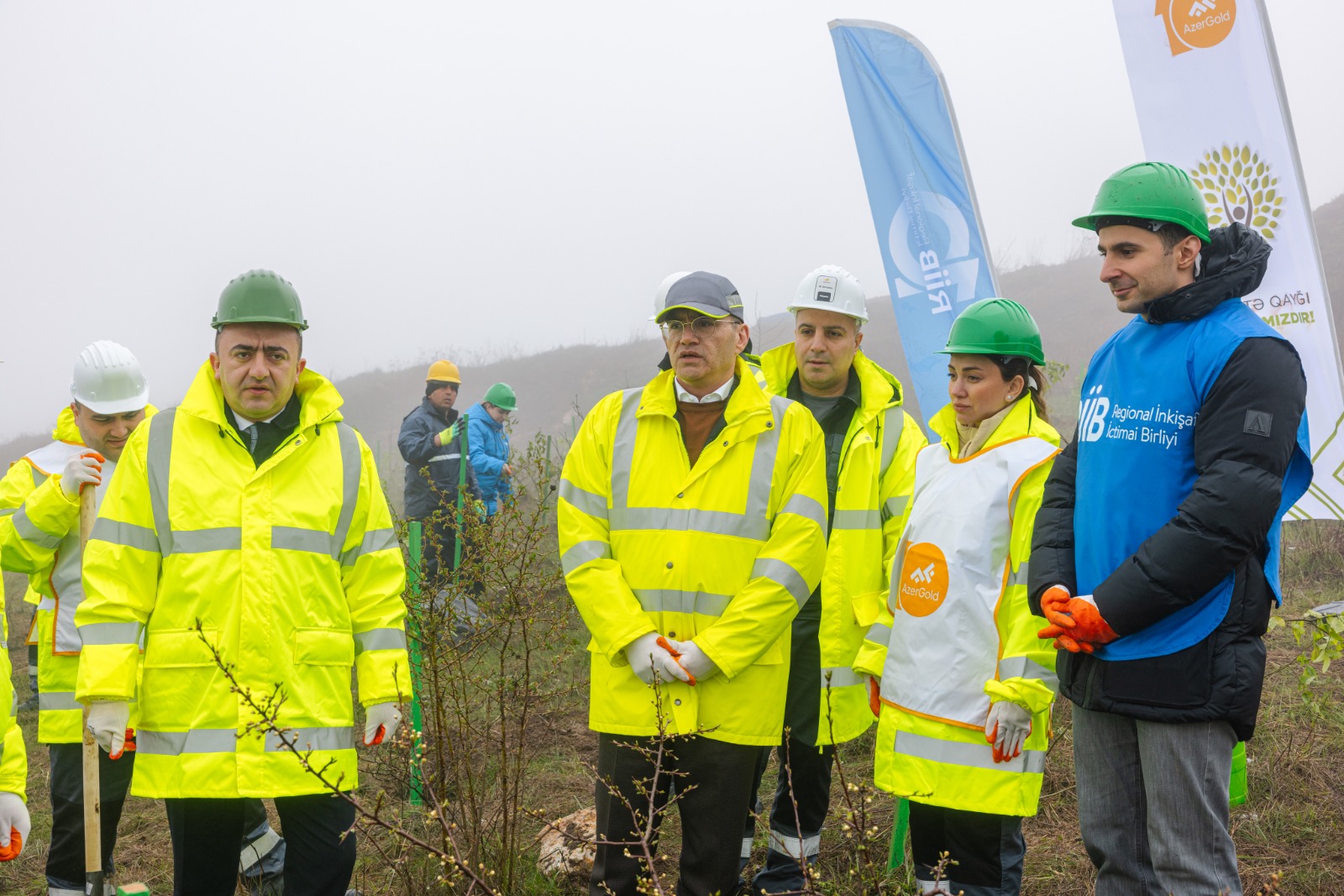 В Дашкесанском районе прошла серия акций по посадке деревьев (ФОТО)
