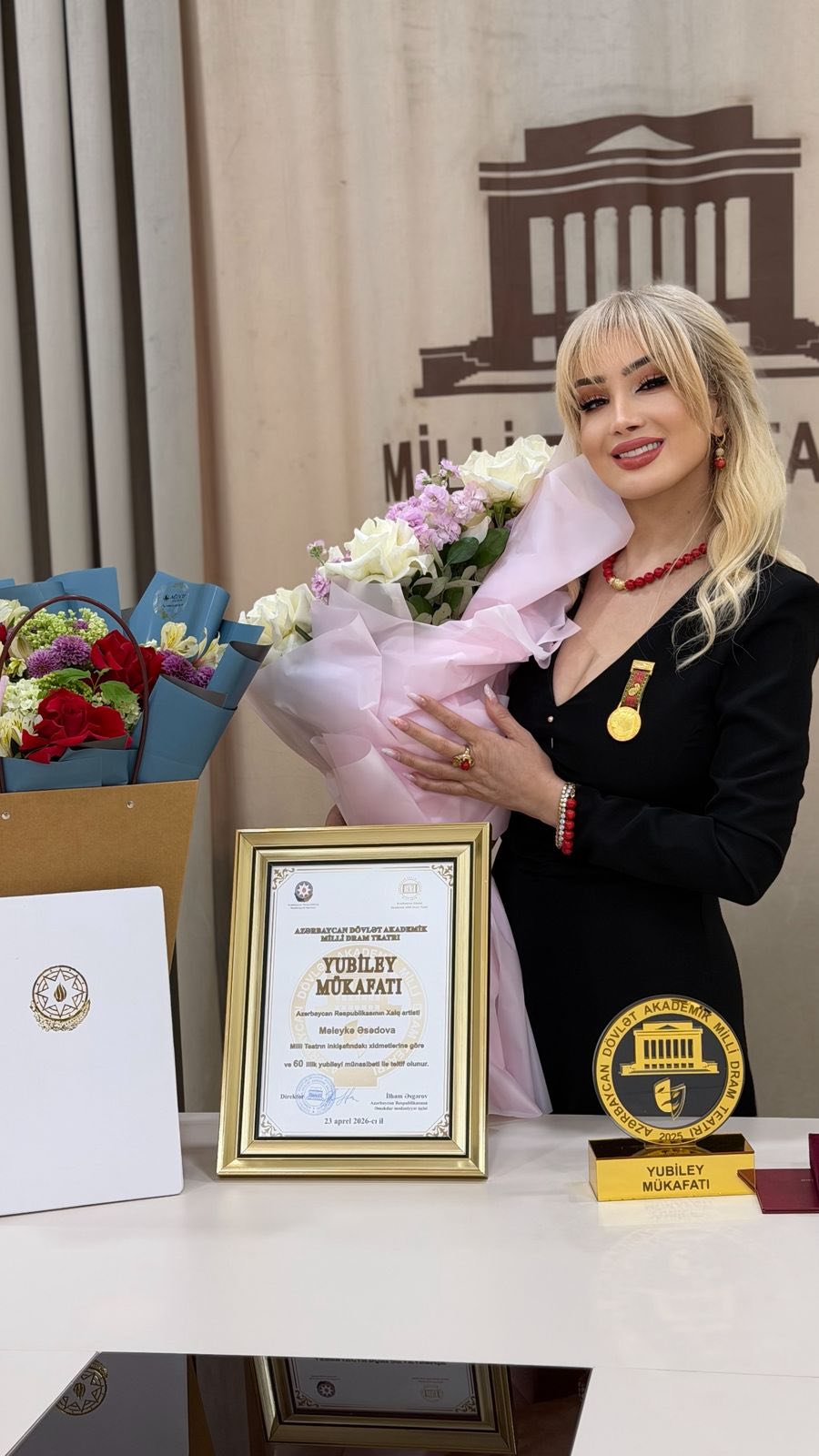 Малейка Асадова отметила юбилей в образе дочери последнего Карабахского хана (ФОТО)