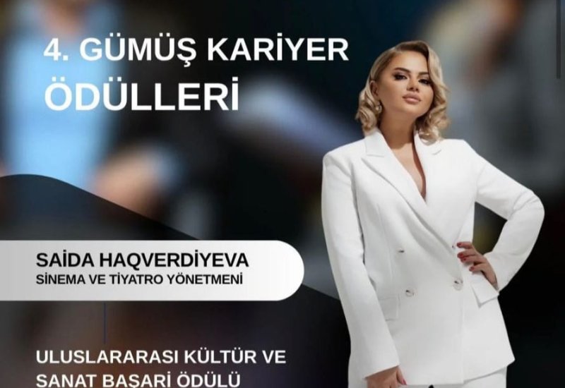 Саида Хагвердиева удостоена премии "Серебряная карьера" в Анкаре (ФОТО)