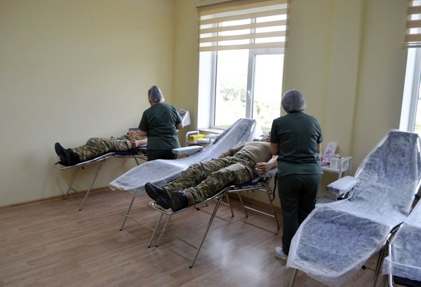 В Силах специального назначения проведена акция по сдаче крови (ФОТО)