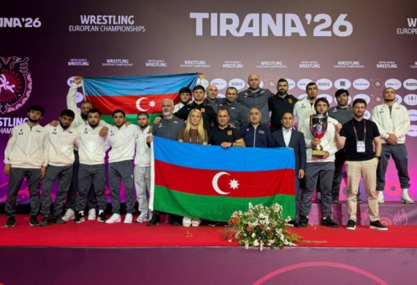 Сборная Азербайджана по вольной борьбе стала чемпионом Европы в шестой раз