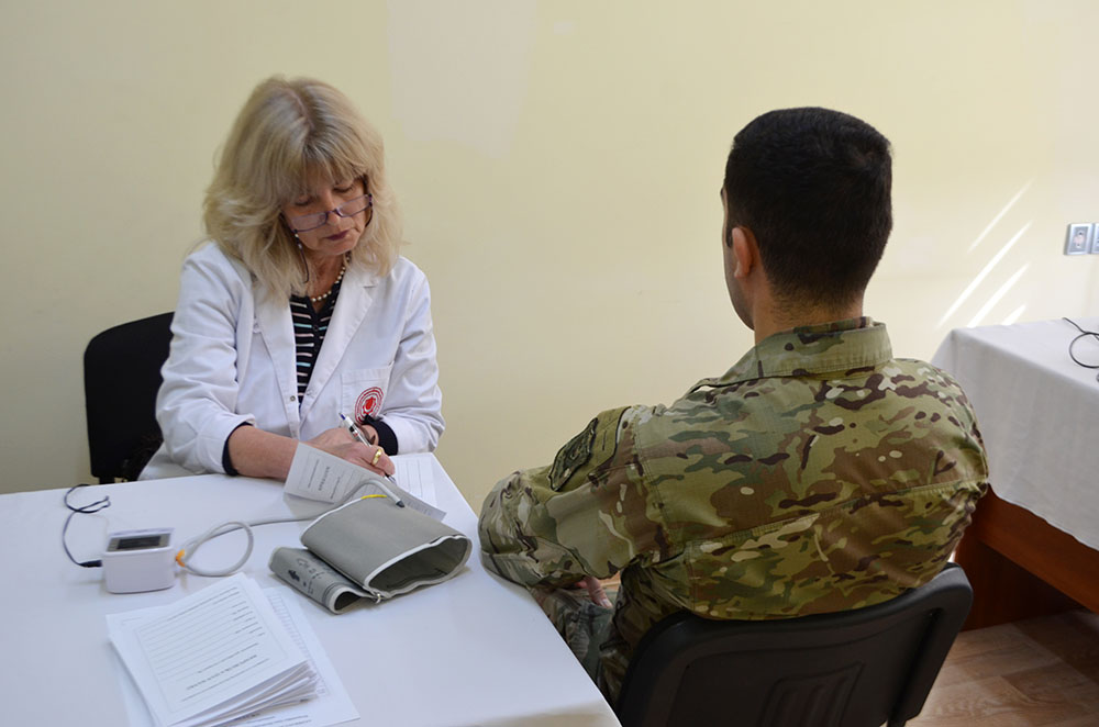 В Силах специального назначения проведена акция по сдаче крови (ФОТО)