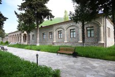 Лейла Алиева и Арзу Алиева приняли участие в открытии после восстановления историко-архитектурных памятников в Шеки (ФОТО)