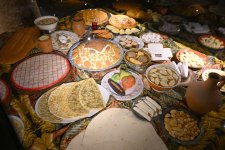 Лейла Алиева и Арзу Алиева приняли участие в открытии после восстановления историко-архитектурных памятников в Шеки (ФОТО)