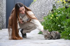 Лейла Алиева и Арзу Алиева приняли участие в открытии после восстановления историко-архитектурных памятников в Шеки (ФОТО)