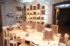 Лейла Алиева и Арзу Алиева приняли участие в открытии после восстановления историко-архитектурных памятников в Шеки (ФОТО)